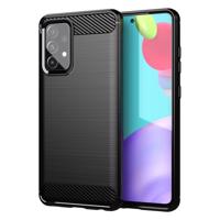 Hurtel Karbonové flexibilní pouzdro Samsung Galaxy A72 4G černé 5907769324758