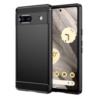 Hurtel Karbonové pouzdro Google Pixel 7a flexibilní silikonové karbonové pouzdro černé 5907769353345