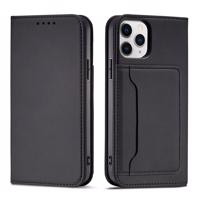 Hurtel Magnet Card Case pro iPhone 12 Pro pouzdro na karty peněženka držák karet černá 5907769342257