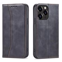 Hurtel Magnet Fancy Case pro iPhone 13 Pro Max peněženka pouzdro držák karet stojánek černá 5907769341670