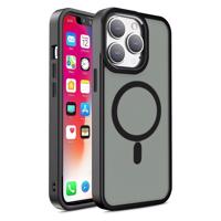 Hurtel Magnetické pouzdro s MagSafe Color Matte Case pro iPhone 14 Plus - černé 5907769355998