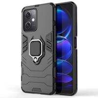 Hurtel Obal Ring Armor pro Xiaomi Redmi Note 12 5G / Poco X5 5G obrněné pouzdro s magnetickým držákem, černý 5907769355349