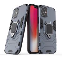 Hurtel Obrněné hybridní pouzdro Ring Armor + magnetický držák pro iPhone 12 mini modré 5907769323256