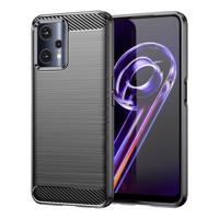 Hurtel Ohebné pouzdro Carbon Case Realme 9 Pro černé 5907769341458