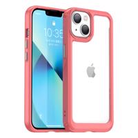 Hurtel Outer Space Case Pevné pouzdro pro iPhone 14 Plus s gelovým rámečkem červené 5907769311222