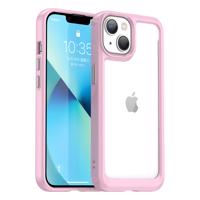 Hurtel Outer Space Case Pevné pouzdro pro iPhone 14 Plus s gelovým rámečkem růžové 5907769311215