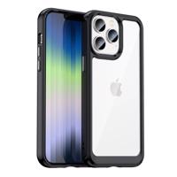 Hurtel Outer Space Case Pevné pouzdro pro iPhone 14 Pro Max s gelovým rámečkem černé 5907769311185