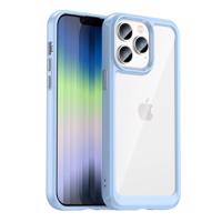 Hurtel Outer Space Case Pevné pouzdro pro iPhone 14 Pro s gelovým rámečkem modré 5907769311208