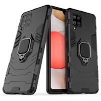 Hurtel Pancéřové hybridní pouzdro Ring Armor + magnetický držák Samsung Galaxy A42 5G černé 5907769323317