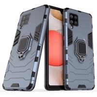 Hurtel Pancéřové hybridní pouzdro Ring Armor + magnetický držák Samsung Galaxy A42 5G modré 5907769323324