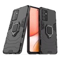 Hurtel Pancéřové hybridní pouzdro Ring Armor + magnetický držák Samsung Galaxy A72 4G černé 5907769324178