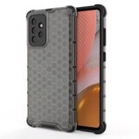 Hurtel Pancéřové pouzdro Honeycomb s gelovým rámečkem Samsung Galaxy A72 4G černé 5907769324192