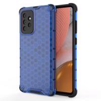 Hurtel Pancéřové pouzdro Honeycomb s gelovým rámečkem Samsung Galaxy A72 4G modré 5907769324208