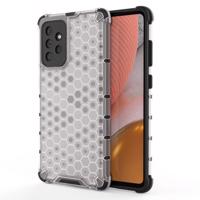 Hurtel Pancéřové pouzdro Honeycomb s gelovým rámečkem Samsung Galaxy A72 4G transparentní 5907769324222