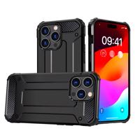 Hurtel Pancéřové pouzdro pro iPhone 15 Pro Hybrid Armor - černé 5907769357367