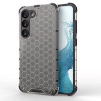 Hurtel Pouzdro Honeycomb pro Samsung Galaxy S23 pancéřované hybridní pouzdro černé 5907769352140