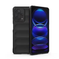 Hurtel Pouzdro Magic Shield pro Xiaomi Redmi Note 12 Pro+ flexibilní pancéřové pouzdro černé 5907769355226