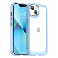 Hurtel Pouzdro Outer Space iPhone 14 Plus pevné pouzdro s gelovým rámečkem modré 5907769311239