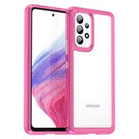 Hurtel Pouzdro Outer Space pro Samsung Galaxy A53 5G s ohebným rámečkem růžové 5907769310713