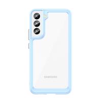 Hurtel Pouzdro Outer Space pro Samsung Galaxy S22+ (S22 Plus) pevné pouzdro s gelovým rámečkem, modré 5907769311451