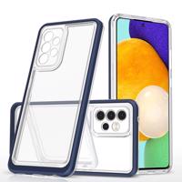 Hurtel Průhledné pouzdro 3v1 pro Samsung Galaxy A33 5G gelový kryt s rámečkem modrý 5907769339653