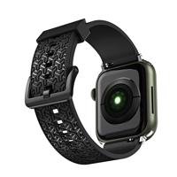 Hurtel Řemínek Y pro Apple Watch 7 / 6 / 5 / 4 / 3 / 2 / SE (45 / 44 / 42 mm) řemínek s náramkem černý 5907769344527