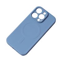 Hurtel Silikonové magnetické pouzdro iPhone 14 Plus Silicone Case Magsafe - tmavě modré 5907769355745