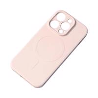 Hurtel Silikonové magnetické pouzdro iPhone 14 Pro Max Silicone Case Magsafe - růžové 5907769355899