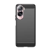 Hurtel Silikonové pouzdro Carbon Case pro Honor 90 Lite - černé 5907769358753