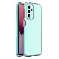 Hurtel Spring Case Samsung Galaxy A23 silikonové pouzdro s rámečkem světle modré 5907769348631