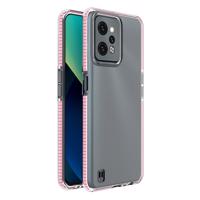 Hurtel Spring Case Silikonové pouzdro Realme C31 s rámečkem jasně růžové 5907769348365