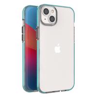 Hurtel Spring Case Silikonové pouzdro s rámečkem pro iPhone 14 Plus světle modré 5907769348570