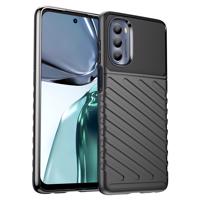 Hurtel Thunder Case pro Motorola Moto G62 5G silikonové pancéřové pouzdro černé 5907769351846