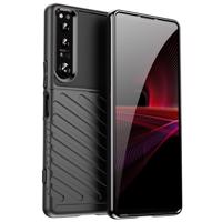 Hurtel Thunder Case Sony Xperia 5 IV silikonové pancéřové pouzdro černé 5907769349775