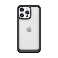 Hurtel Zesílené pouzdro s pružným rámem pro iPhone 15 Pro Max Outer Space - černé 5907769356728