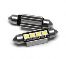 Interlook Auto LED žárovka C5W 4 SMD 5050 CAN BUS 39 mm 12V 131-48