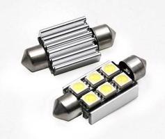 Interlook Auto LED žárovka C5W 6 SMD 5050 CAN BUS 39 mm 12V 133-48