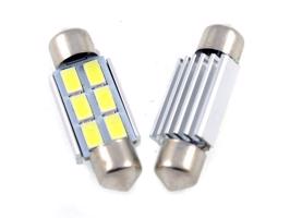 Interlook Auto LED žárovka C5W 6 SMD 5630 CAN BUS 31 mm 12V 596-46