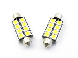 Interlook Auto LED žárovka C5W 8 SMD 5050 CAN BUS 42 mm 12V 820-50