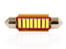 Interlook Auto LED žárovka C5W 8 SMD 7014 CAN BUS 42 mm 12V 1187-50