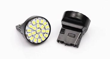 Interlook Auto LED žárovka T20 W21W WY21W 22 SMD 1206 FRONT 12V 880