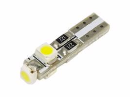 Interlook Auto LED žárovka W2W W1,2W T5 R5 3 SMD 1210 modrá 12V 816-54