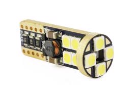 Interlook Auto LED žárovka W5W T10 12 SMD CREE 3030 BLISTER ORANŽOVÁ 12V 1223