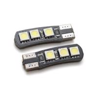 Interlook Auto LED žárovka W5W T10 6 SMD 5050 CAN BUS oboustranná 12V 413