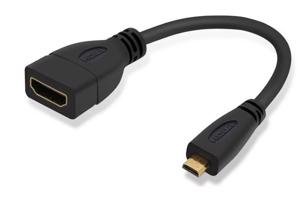 Interlook DH-15-15CM | HDMI - Micro HDMI kabel | 4K | 3D | 15 cm černá 1725-160