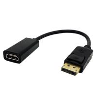 Interlook DP-H-30CM-Černá | HDMI kabel (f) - Display Port | 4K | 30 cm černá 1758-160