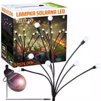 Interlook FLD-01-W | Solární zahradní lampa LED koule | 73 cm, 600 mAh 3430 3430