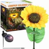 Interlook FLD-21-ŽLUTÁ | Solární zahradní lampa LED Sunflower | 68 cm, 600 mAh 3435 3435