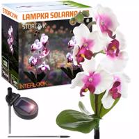 Interlook FLD-23-WP | Orchidej zahradní solární LED lampa | 75 cm, 600 mAh 3437 3437