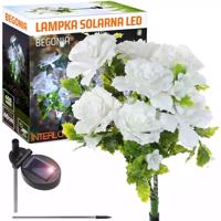 Interlook FLD-27-BÍLÁ | Begonia LED solární zahradní lampa | 60 cm, 600 mAh 3446 3446